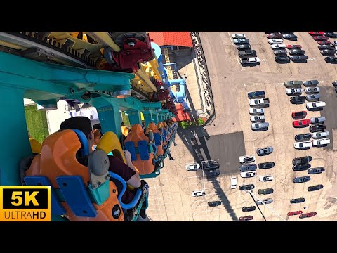 Back row point of view footage of Steel Venom