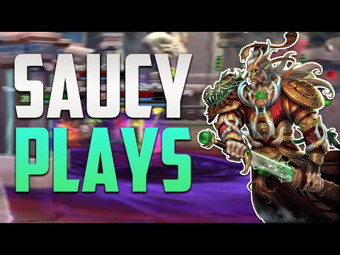 SMITE CONQUEST | AO KUANG JUNGLE - THE PLAYS WERE SAUCY!!!