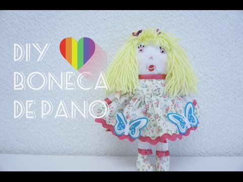 DIY: BONECA DE PANO, FAÇA VOCÊ MESMA