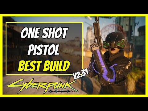 BEST ONE SHOT PISTOL BUILD IN CYBERPUNK2077 | Stealth assassin Cyberpunk2077 build 