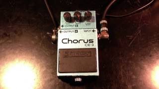 Video thumbnail for Vintage MIJ Boss CE3 Chorus by shnobel