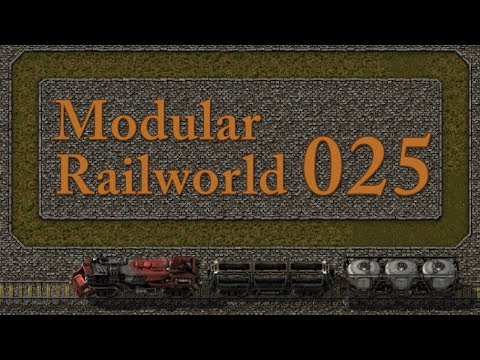 Factorio Modular Railworld #25 - First Ore Train