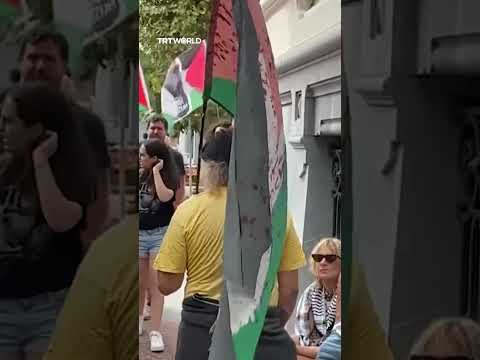 Spain’s La Vuelta disrupted by pro-Palestine protesters