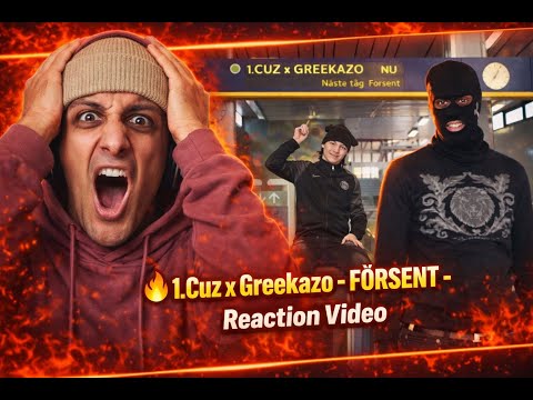 🔥 1.Cuz x Greekazo - FÖRSENT- Reaction Video Swedish Rap