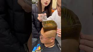 Download lagu This barber can make unique hairstyles 🤣 #shortsvideo mp3