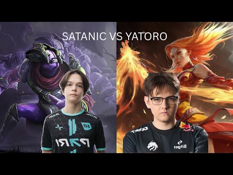 SATANIC FACELESS VOID VS YATORO LINA - INTENSE CARRY BATTLE!