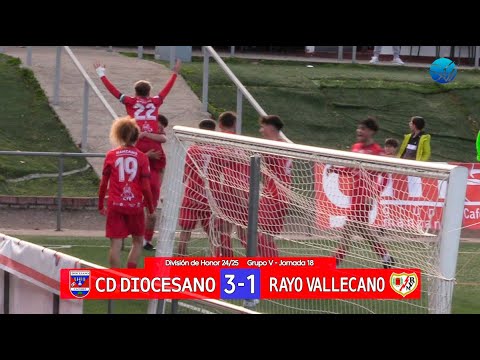 Resumen: CD Diocesano - Rayo Vallecano de Madrid (División de Honor Gr.5 24/25)
