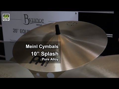 Meinl Cymbals - Pure Alloy 10" Splash Demo