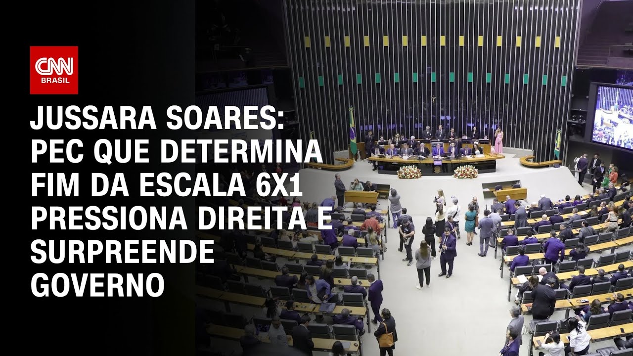 Jussara Soares: PEC que determina fim da escala 6x1 pressiona direita e surpreende governo | CNN 360