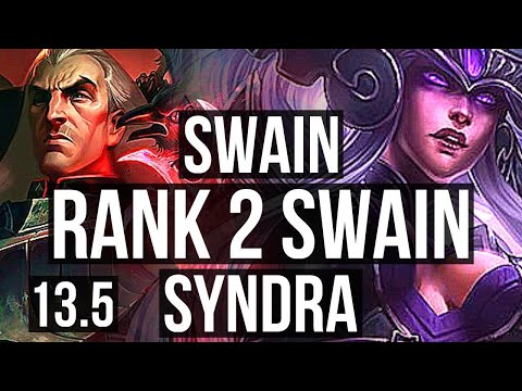 SWAIN vs SYNDRA (MID) | Rank 2 Swain, 2/4/23 | TR Challenger | 13.5