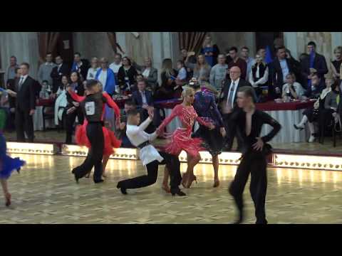 WDSF World Championship Junior II Ten Dance*MARIA SI COSMIN* Semifinal Cha cha