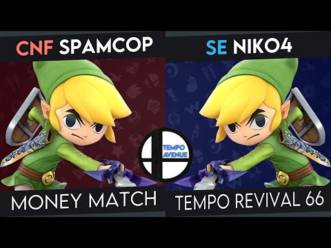 Tempo Revival 66 - SpamCop (Toon Link) Vs. SE | Niko4 (Toon Link) - Money Match