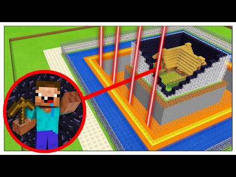 NOOB HA COSTRUITO LA CASA PIÙ SICURA DI MINECRAFT ITA!