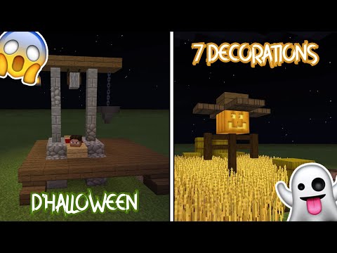 Colonel Gaming - 👻7 HALLOWEEN DECORATIONS TO MAKE IN MINECRAFT🎃