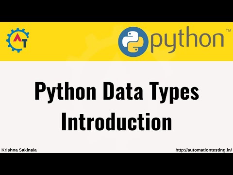 14 Python Data Types Introduction Python Tutorial For Beginners Python Krishnasakinala