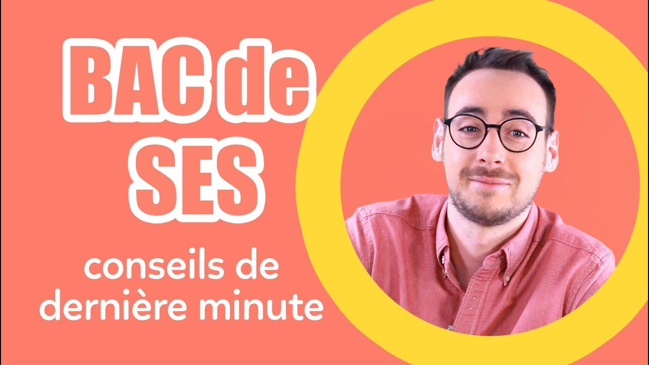Bac de SES : nos conseils de dernière minute - Les Bons Profs