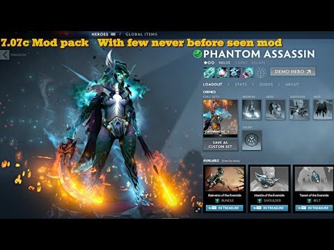 Dota 2 All Hero Mod pack 7.07c updated with new Map Frostivus  updated December