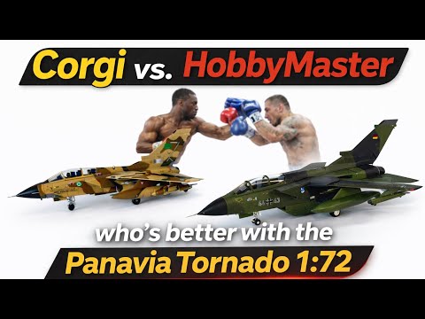 A Diecast battle / dogfight the Panavia Tornado IDS 1:72 Diecast Comparison | Hobbymaster vs Corgi