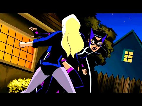 Black Canary vs. Huntress [Justice League Unlimited - S2E06 - "Double Date"]