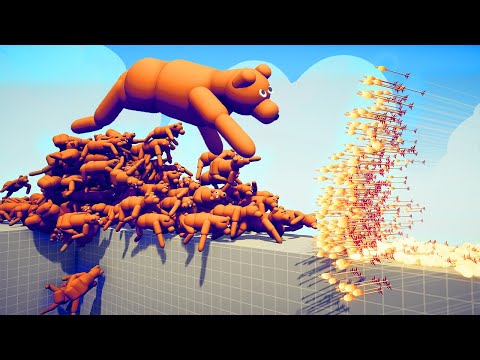 100x BEARS vs 1000x OP UNITS | TABS - Totally Accurate Battle Simulator