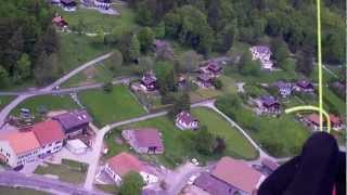 preview picture of video 'Paragliding Mauborget Switzerland - Survol en parapente - mai 2012'