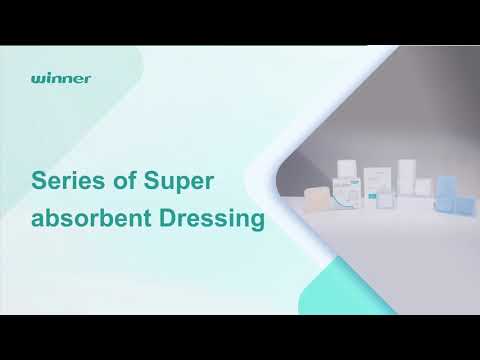 Winner Silicone Super Absorbent Dressing with Border
