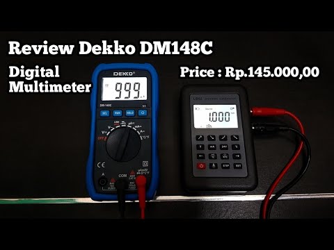 Review Dekko DM148C I Digital Multimeter