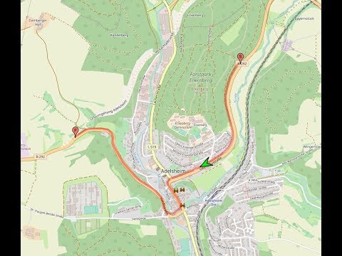 Ortsdurchfahrt im Bauland/MOS: Adelsheim (Ost rein, West raus)
