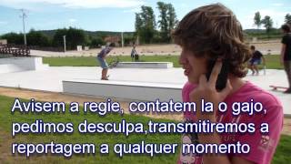 preview picture of video 'Skaters atacados por TROLHA, Reportagem skateONTV versão TROLOLO HD 5.1'