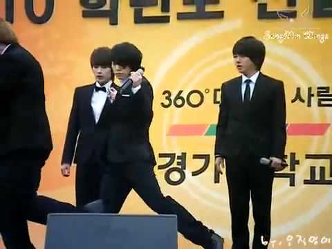 [Sungmin Fancam]100302 Kyonggi University Celebration - Sorry Sorry