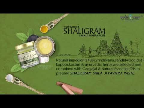 Shaligram Shila Ji Pavitra Tilak Paste video