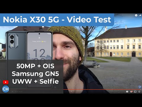 Nokia X30 5G - Video Test (1080p, Ultraweitwinkel, Selfie)