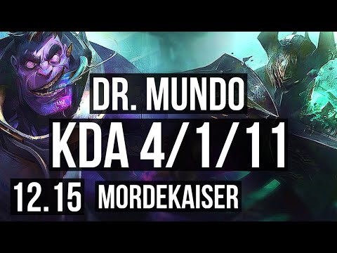 DR. MUNDO vs MORDEKAISER (TOP) | 4/1/11, 500+ games | EUW Diamond | 12.15