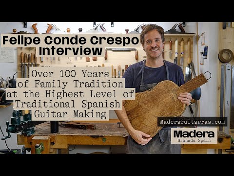 Felipe Conde Crespo Guitar Maker Madrid. Interview. MaderaGuitarras.com