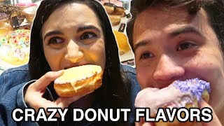 Trying Strange Donut Flavors