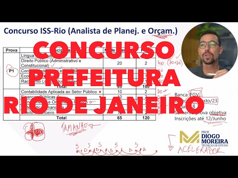 Concurso ISS-Rio Analista de Orçamento! Análise do edital e dicas de estudo