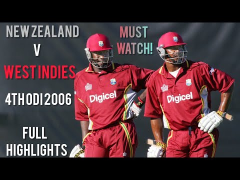 New Zealand V West Indies | 4th ODI 2006 | Full Highlights | Must Watch!