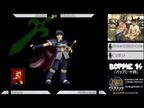 BoPME 14 - Peanut (Fox) vs. PKCrescent (Marth) - Pools
