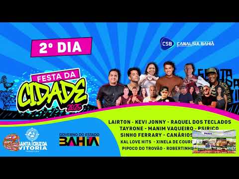 🟢FESTA DA CIDADE 2025 - 63 ANOS -  SANTA CRUZ DA VITÓRIA - BA (Dia 01 e 02)▶️31/12/2025🟢