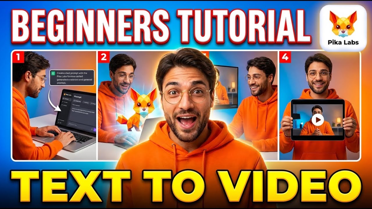 How To Use Pika Labs Text to Video | Beginner Step by Step Tutorial video thumbnail