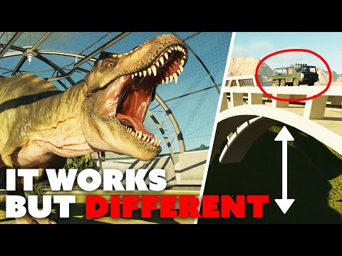 🔲 NEW TRICK To Release Dinosaurs In The Aviary & Make Tour Bridges in Jurassic World Evolution 3