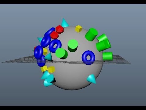 Maya 2018: MASH: Placer Node and Dynamics
