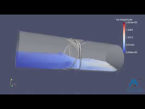 ADEVA EasySafe 160 Rückstauklappe - Simulation