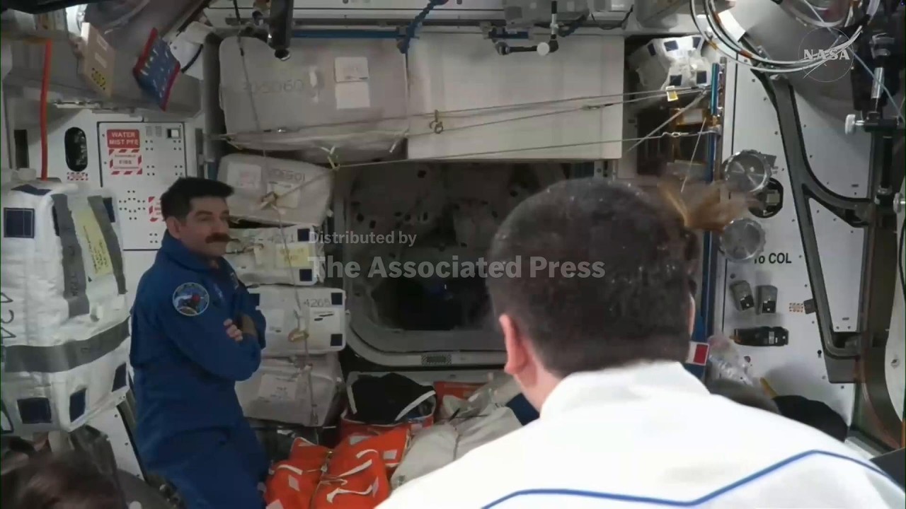 SpaceX Dragon crew docks with International Space Station in Crew-13 mission