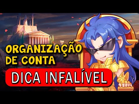 COMO DEIXAR SUA CONTA SEMPRE ARRUMADA - SAINT SEIYA AWAKENING
