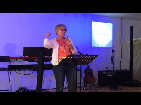 Annette Larsen taler i Kirken Ny Livskvalitet den 13 Maj 2018