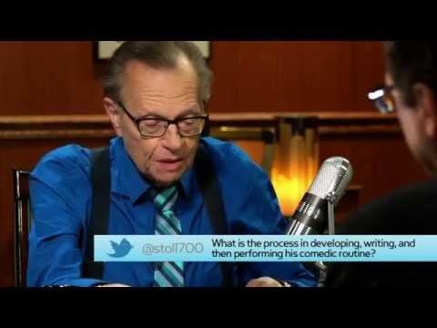 Larry King asks my question to  Bob Saget!