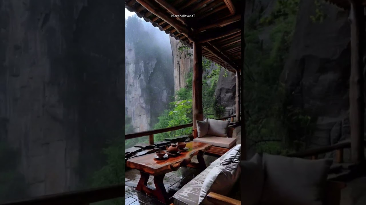 When All Is Left Behind: A Peaceful Life in the Mountains | @SereneHavenYT 🌿🍵🌧️ #MountainRetreat