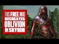 This Free Mod Recreates Oblivion in Skyrim and You Need it Right Now