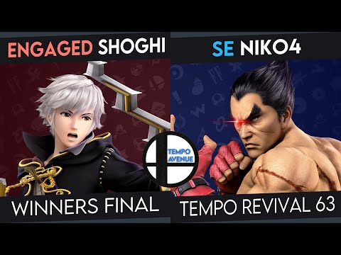 Tempo Revival 63 - Shoghi (Robin, Ike) Vs. SE | Niko4 (Kazuya) - Winners Finals - Smash Ultimate